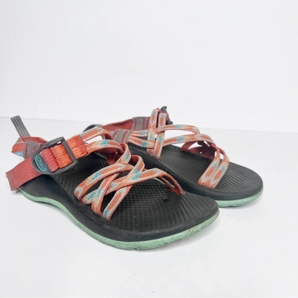 Chaco ZX/1 Ecotred Kids Orange Strappy Sandals Size 1 Kids
